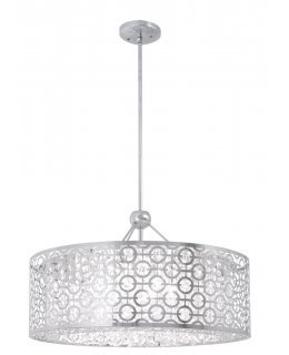 DVI Lighting DVP5835CH-CRY 18 INCH Eclipse Pendant 